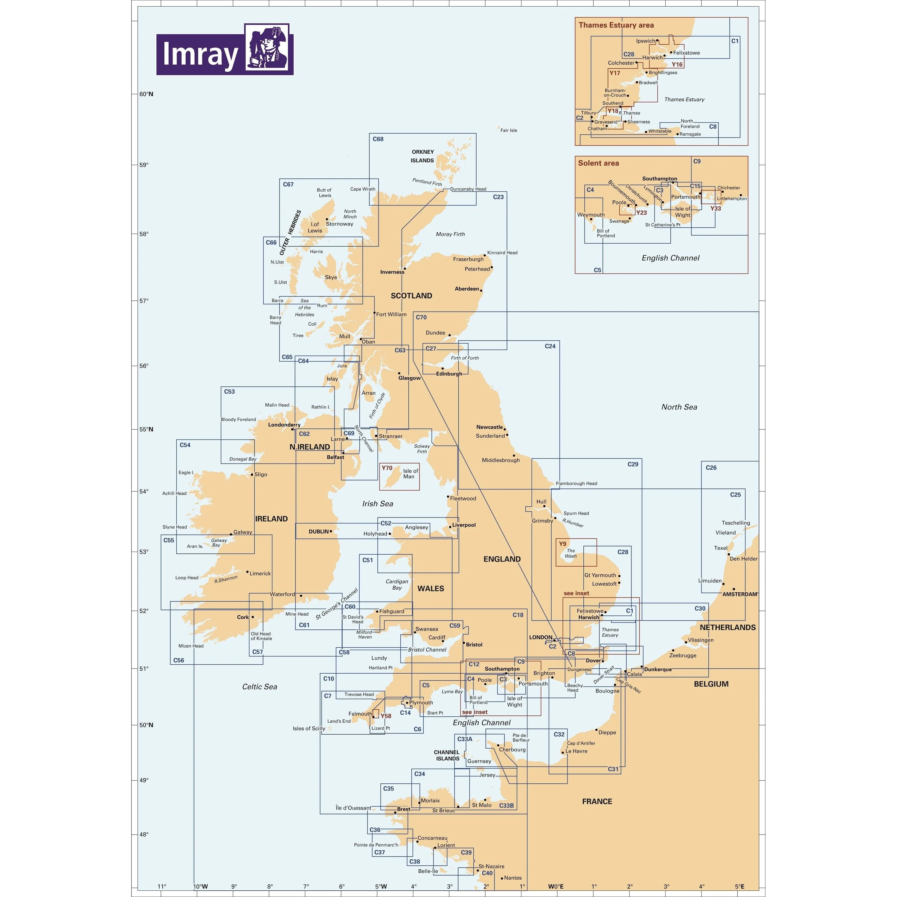 Imray Chart C36: Île d’Ouessant to Raz de Seine - Image 3